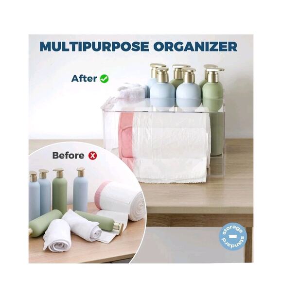Trash Bag Kitchen and Bathroom Organizer - Large Garbage Bag under Sink Dispense - Picture 5 of 9